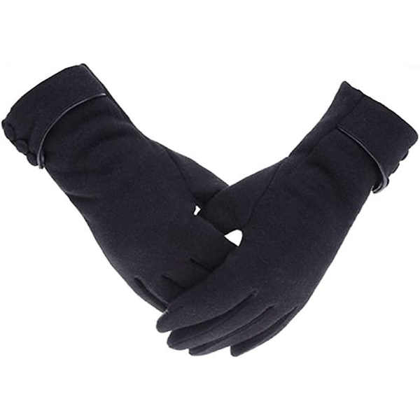 Pekskärmshandskar dam cykelvarma handskar icke sammet höst- och vinterhandskar-jbk
