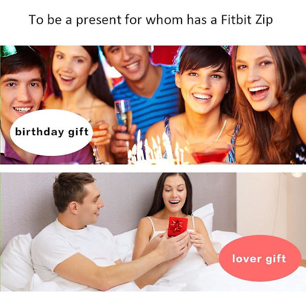 Kiinnitysklipsi Fitbit Zip:lle (4 kpl)