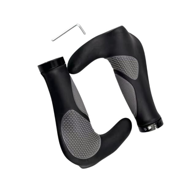 Ergonomiska gummigrepp med styrändar för MTB