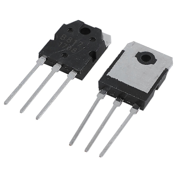 2 Silicium Transistor - D 1047 + B 817, 200 V, 12 A