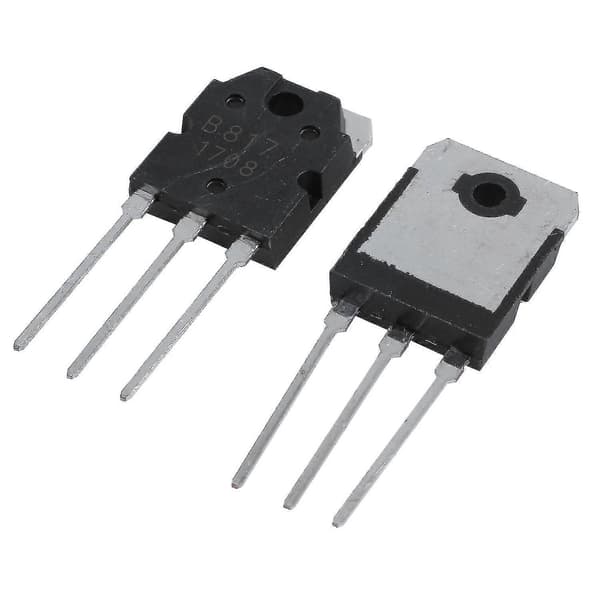 2 Siliciumtransistorer - D 1047 + B 817, 200 V, 12 A