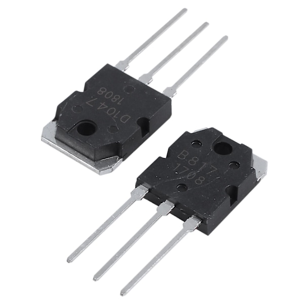 2 Piitransistoria - D 1047 + B 817, 200 V, 12 A