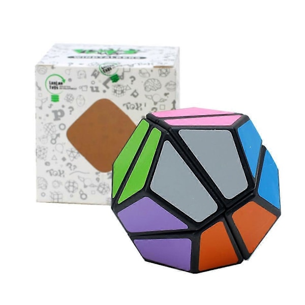 Lanlan 2x2 Megaminx Konstig Form Kub Dodekaeder Magisk Kub Hastighetspussel Spel Pedagogiska Leksaker För Barn