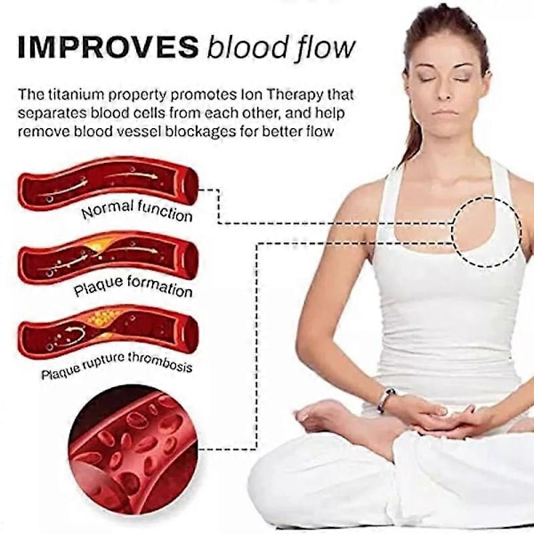 Biancat ProstaPower Magnetiskt Armband, Magnetiskt Band & Armband för Män Kvinnor färg:B