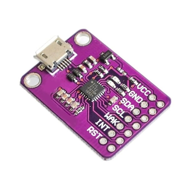 USB til I2C kommunikasjonsmodul CP2112 GPIO 4.0-5.25V Multifunksjonsadapter
