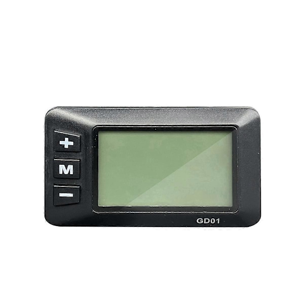 36V 48V Elcykel GD01 LCD Display Panel med Vanlig Kontakt E-Bike Display Mätare Tillbehör