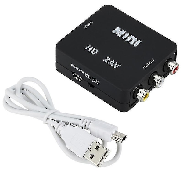 HDMI-AV-videomuunnin HDMI-AV-muunnin tukee 1080p-sovitinkaapelia