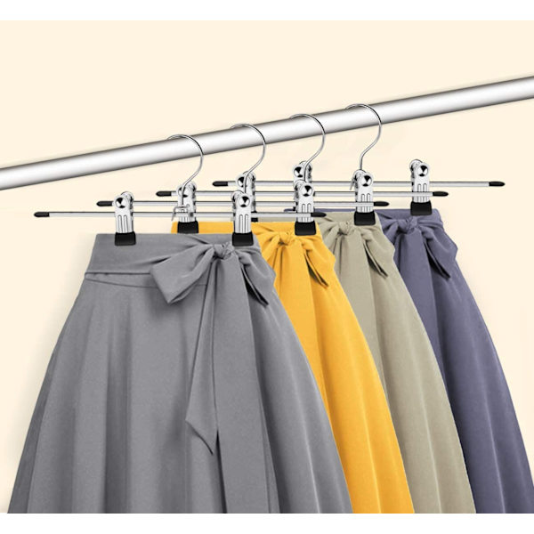 Byx-/kjolgalge med clips 10-pack
