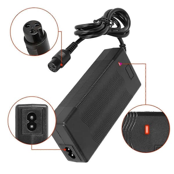 42V 2A Elektrisk Scooter Lader Batteri Strømadapter for M365 Elektrisk Scooter Tilbehør EU Plugg