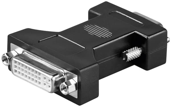 Analoginen DVI/VGA-sovitin, nikkelipinnoitettu
