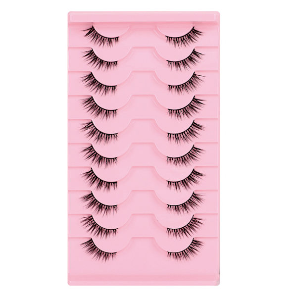 Natural Artificial Eyelashes 10-pair BY09