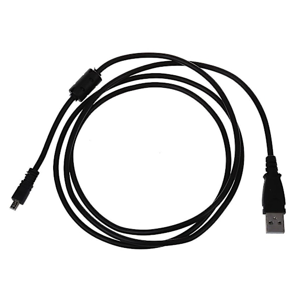 Svart USB 2.0 A till 8-stifts Mini B-kabel med ferrit - 1,5M / 59 tum för CoolPix P90