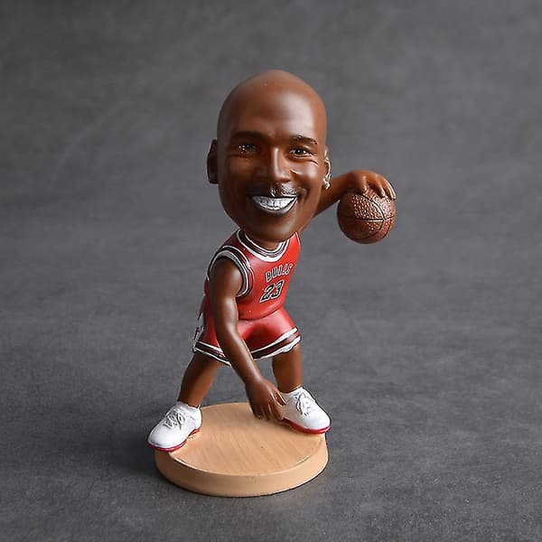 Sofirn Michael Jordan Actionhahmo Pöytäkoriste Bobblehead Koripallo Nukke