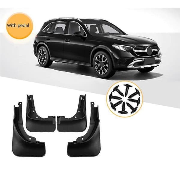 Auton roiskeläpät GLC-malliin polkimella 2023+ Mud Guard Flap Splash Flaps Mudguards -tarvikkeet