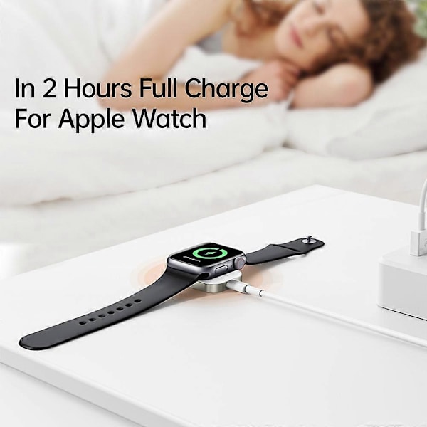 Typ A MCDODO CH-2060 för Apple Watch Series 7/SE/6/5/4/3/2/1 Portabel Magnetisk Trådlös