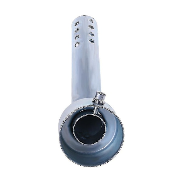 Ny 2023 Universal 48mm Motorsykkel Vinklet Eksosinnlegg Baffel End Can Db Killer Lyddemper Elbow 175mm Lengde Xinda