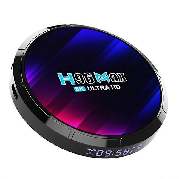 H96MAX RK3528 Smart TV Box Android 13 8K 2GB 16GB 2.4G 5G Wifi Toppbox Mediaspelare TV-box EU-kontakt