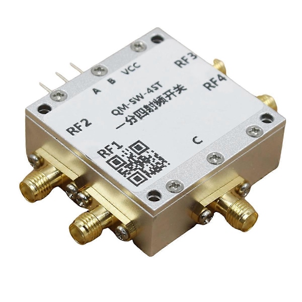 0.1-6GHz RF Bryter SP4T RF Bryter Høy Isolasjon 1/4 Mikrobølge Elektronisk Bryter RF Bryter