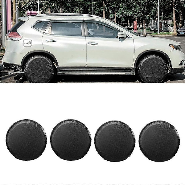 4 st RV Däckskydd Hög Elastisk Vattentät för Van Lastbil för 30''-32'' Dia.