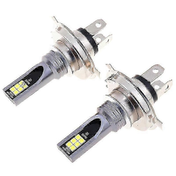 2x H4 200w 12000lm LED Bil Lys med Kulelamper