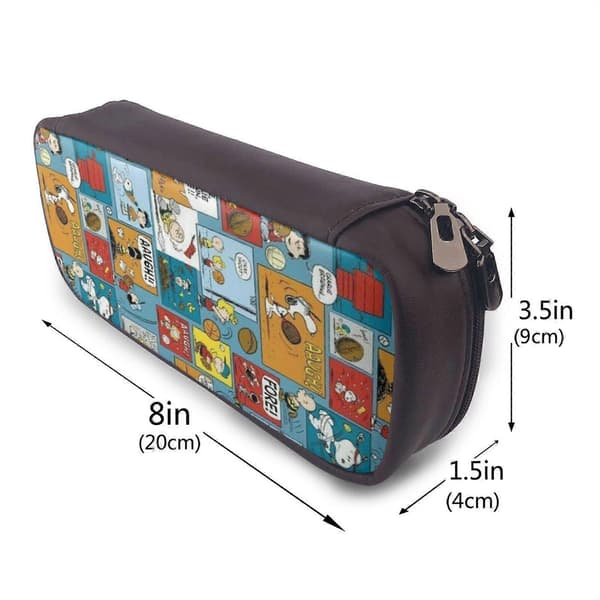 a728 Snoopy Penalhus Moderne Brun Penholder til Studerende Kunstnere & Professionelle b728