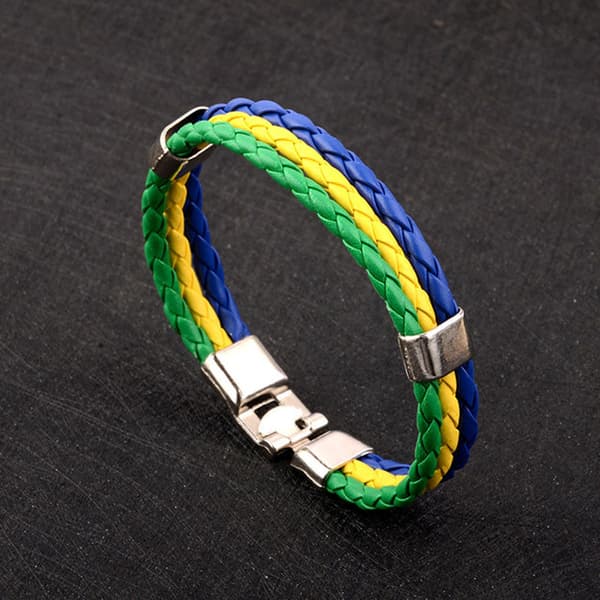 Brasilien Armbånd VM Flerfarget