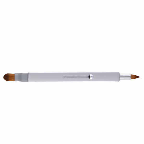 Retractable Lip Brush - Double-Sided Lipstick Brush with Cap