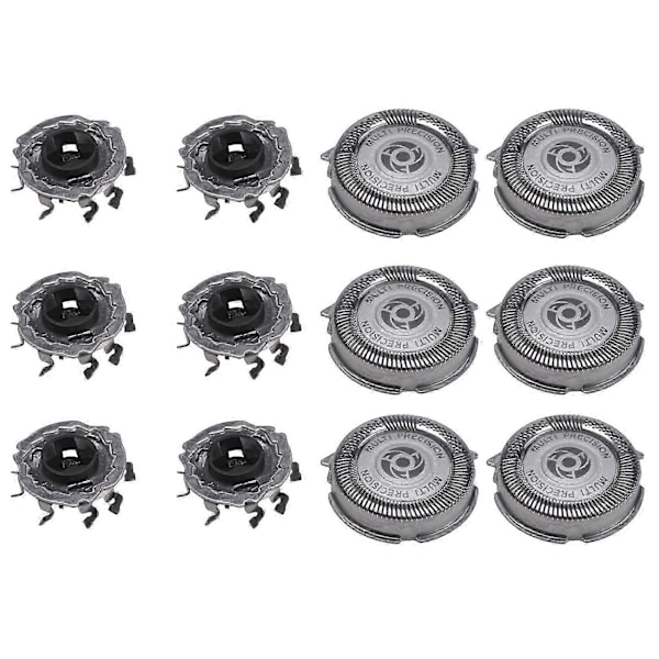 6 kpl SH50 Vaihtoterät Philips Norelco Series 5000 Partakoneille, S5000 S5420 S5380 S5351 MultiPrecision-Terät