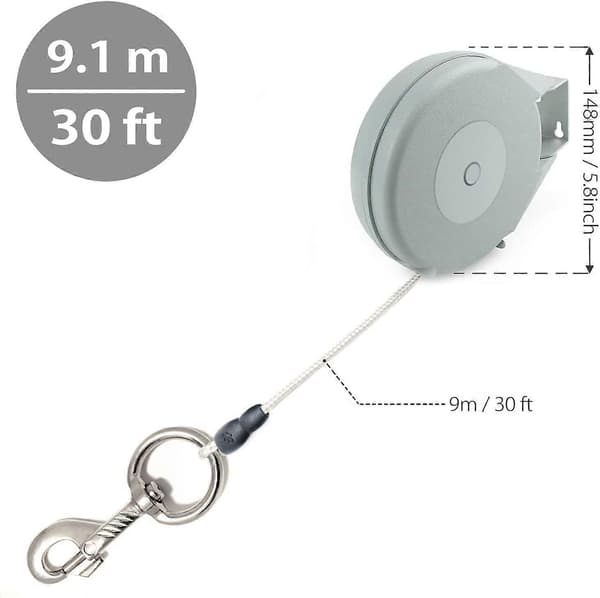 <c>12m Uttrekkbart hundebånd for små til store hunder mellom 11-27 kg -