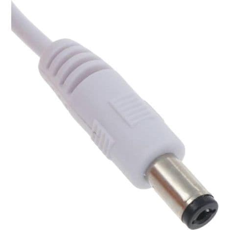 USB hann til DC 5.5mm x 2.5mm hann strømkabel for ruter, høyttaler, LED-lampe - 1 meter