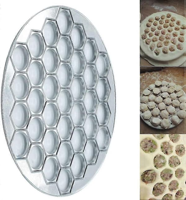 37-håls Aluminium Dumplingform För Att Göra Dumplings, Köksredskap