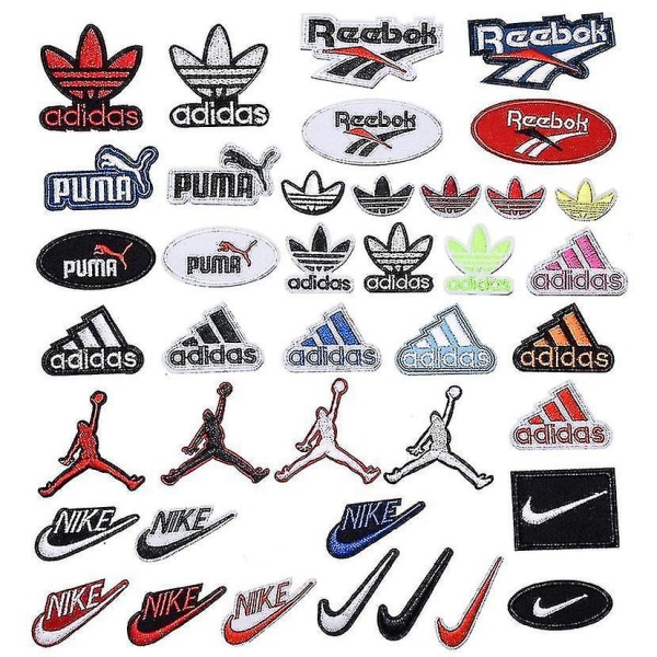40 Pieces Of Computer Embroidered Embroidery Cloth Patch Patch Ironing Decoration Cartoon Embroidery