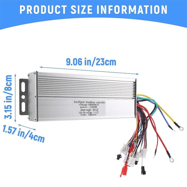 48V 60V 64V 1500W børsteløs controller/ebike controller/bldc motor controller til elektrisk cykel/scooter