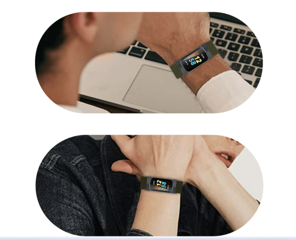 Kellonranneke Fitbit Charge5/6:lle, punainen