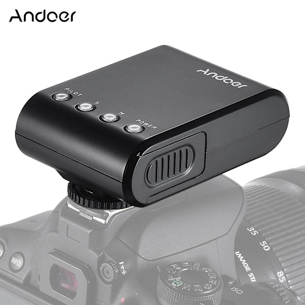 Andoer WS-25 Professionel Bærbar Mini Digital Slave Flash Speedlite On-Camera Flash med Universal