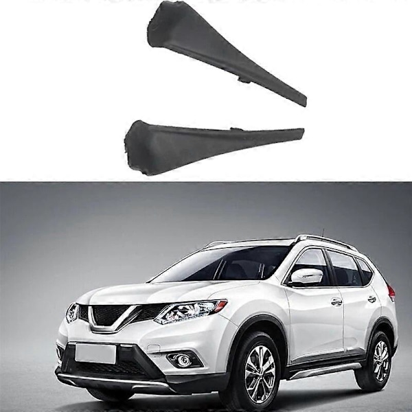 Forrudeviskerarm-afdækningssider, vandafvisende plade til Nissan X-Trail Xtrail T32 Rogue 2014+