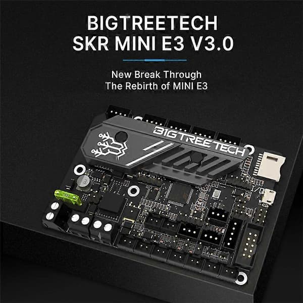 BIGTREETECH BTT SKR MINI E3 V3.0 32 Bit Hovedkort Onboard TMC2209 UART 3D-skriverdeler for Ender3