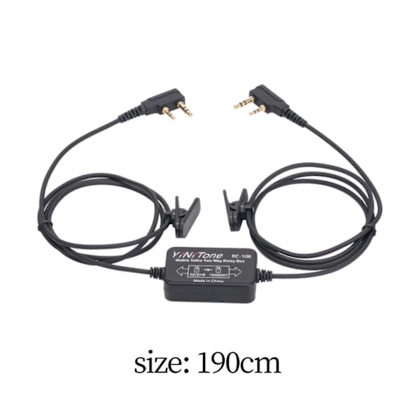 RC-108 Walkie Talkie Repeater Box Premium, erstatter to håndholdte radioer