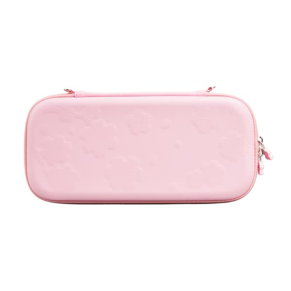 Sakura Protection Kit Compatible with Switch 2: EVA Case, Screen Protector, Stand & Button Caps for Enhanced Gaming