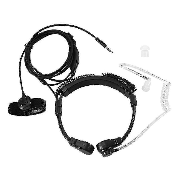 Halsmikrofon Headset med Finger PTT til Android Smartphones