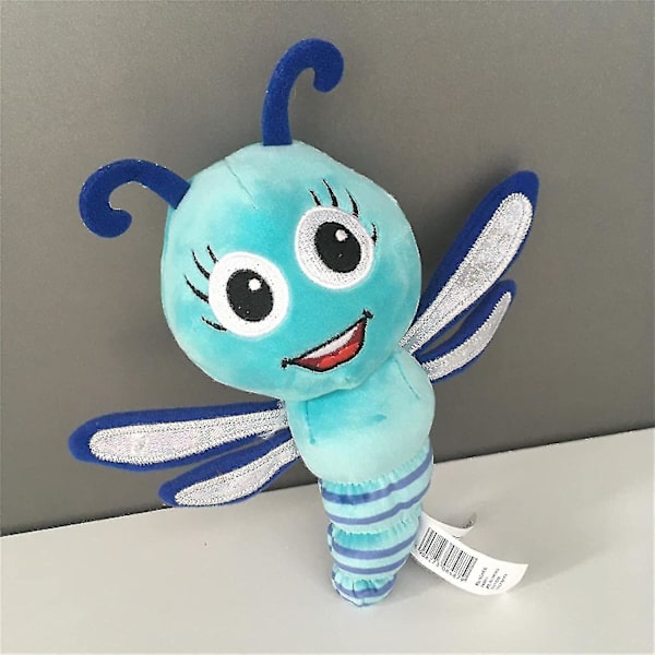 Dragonfly Fyldt Dyr Blød Legetøj Håndfang Lille Blå Dragonfly Dukke Dukke Kæledyr Dukke Sød Lille Gave