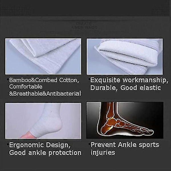 Bambukompressiosukat, bambusta valmistetut väsymystä ehkäisevät sukat nukkumiseen, neuropatian kivunlievitys
