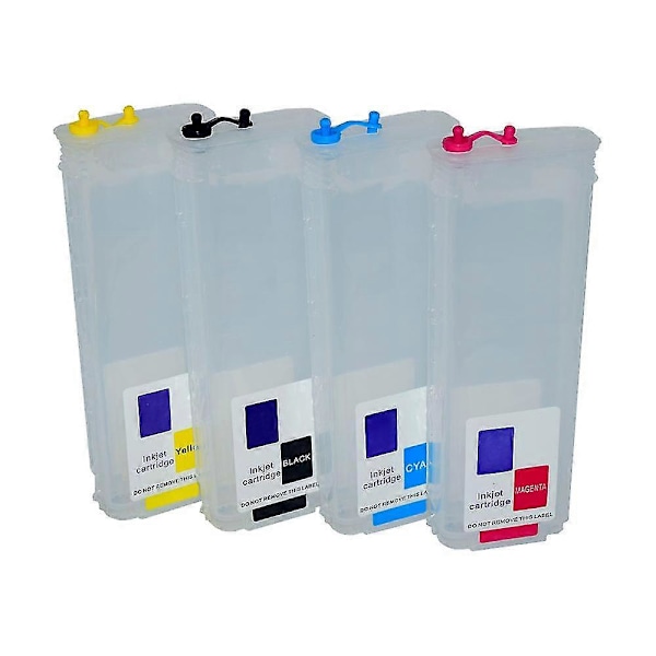 hg 280ml 4 Farve til HP10 82 Med Auto Reset Chip Genopfyldningsblækpatron til HP Designjet 500 500ps 800 800ps Printer