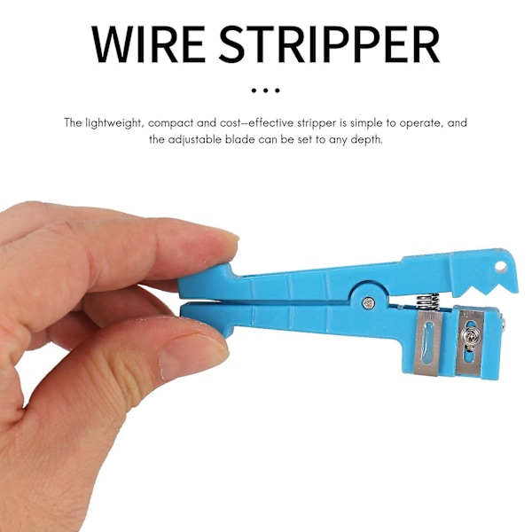 45-163 Fiber Optic Stripper Mid Span Kabel Skæreværktøj Løs Tube Cutter Blå