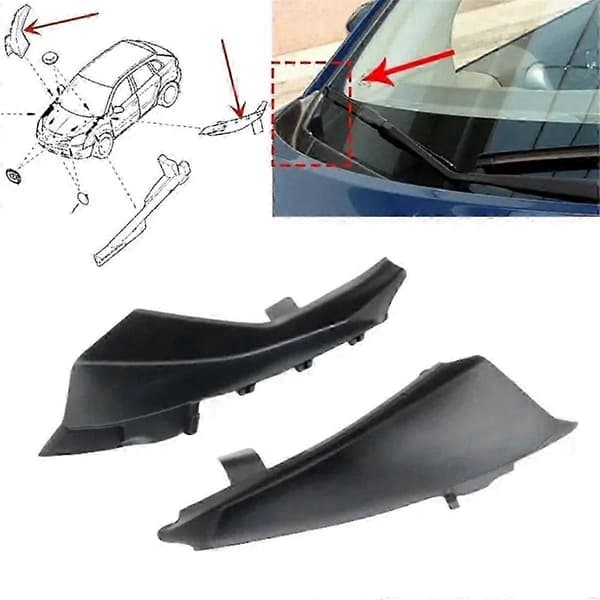 Bil Frontrute Vindusvisker Side Cowl Trim Deksel For Renault Koleos HY 2007-2016