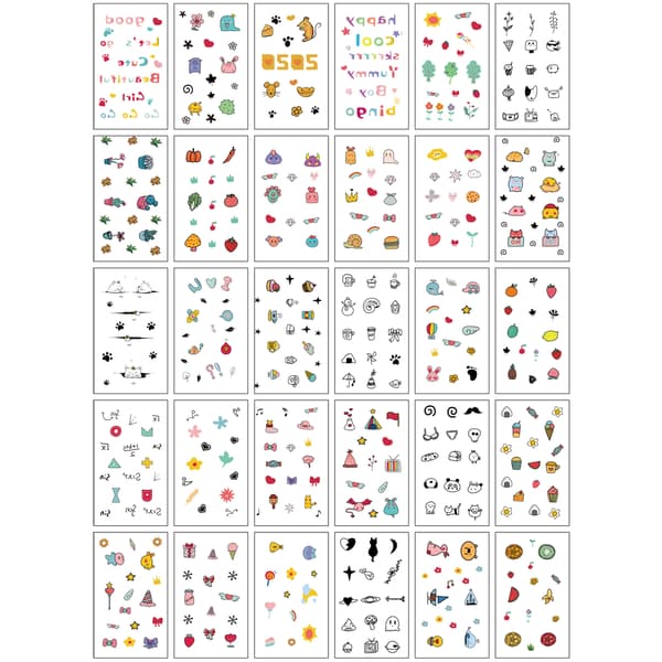 Chikke midlertidige tatoveringer - 30 unikke designs