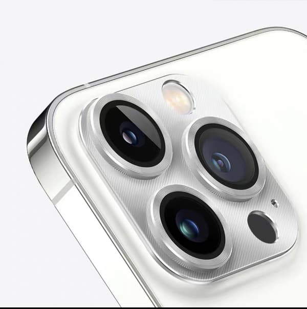 iPhone kamerabeskyttelse Sølv iPhone13Pro/13promax