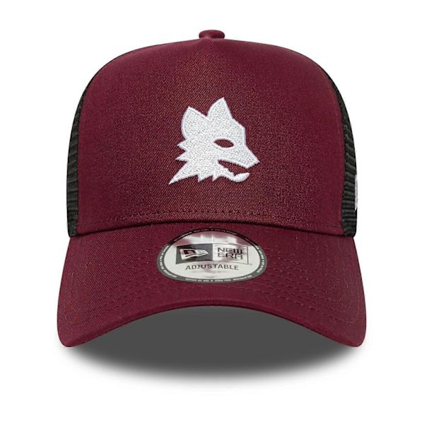 New Era A-Frame Mesh Trucker Cap - AS Roma bordeaux