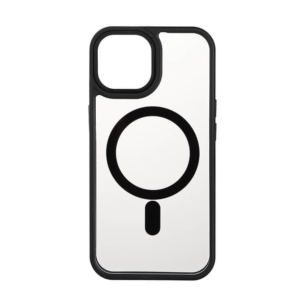 Mobilskal Bumper MagSeries Svart & Klar - iPhone 13/14/15