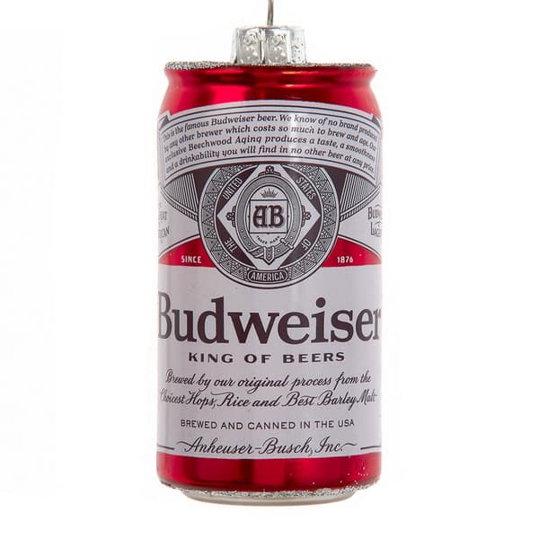 Budweiser Burkglas Ornament